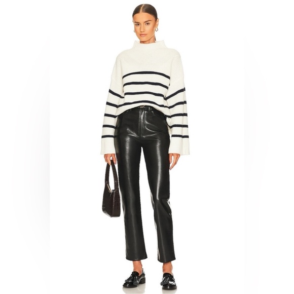 AGOLDE 90s Pinch Waist Leather Pants - Picture 1 of 6